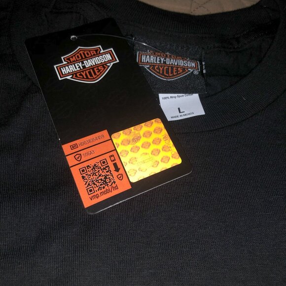 Harley Davidson Shirt Final Turn Thrill of the Ride T-Shirt L Blk NWT - Picture 5 of 6